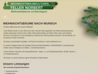 weihnachtsbaum-feller.de Webseite Vorschau