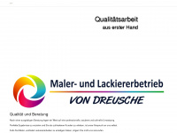 malerbetrieb-vondreusche.de Webseite Vorschau