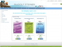 rudolf-steiner-audio.de Webseite Vorschau