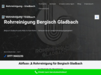 rohrreinigung-gladbach.de Webseite Vorschau