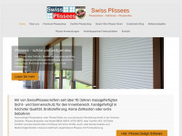swissplissees.ch Webseite Vorschau