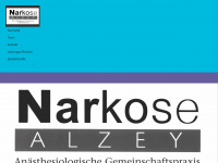 narkose-alzey.de Webseite Vorschau