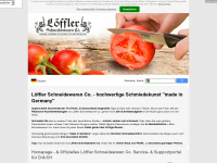 loeffler-schneidewaren.com Webseite Vorschau