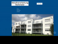 metallbau-rothmeier.de Webseite Vorschau