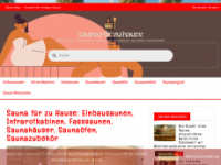 saunafuerzuhause.de Webseite Vorschau