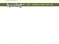 kreithof.at Webseite Vorschau