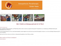 pferdetherapie-haase.de Webseite Vorschau