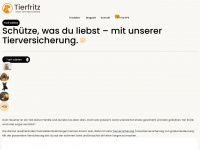 tierfritz.de Webseite Vorschau