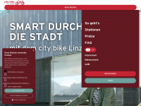 citybikelinz.at Webseite Vorschau