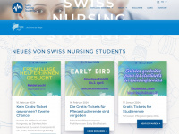 swissnursingstudents.ch Webseite Vorschau