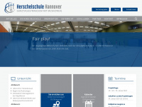 herschelschule.net Webseite Vorschau