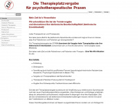 terminservice-psychotherapie.de Webseite Vorschau