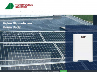 photovoltaik-industrie.at Webseite Vorschau