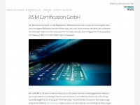 rsm-certification.de Webseite Vorschau
