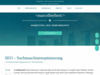 marcelherbert.de Webseite Vorschau