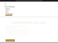 leuchtenfabrik-seminare.de Webseite Vorschau