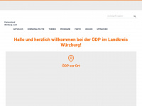 oedp-wuerzburg-land.de Webseite Vorschau