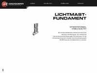 lichtmastfundament.at Webseite Vorschau