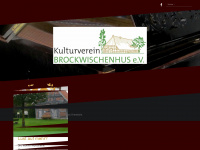 kulturverein-brockwischenhus.de Webseite Vorschau