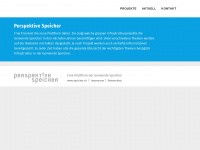 perspektive-speicher.ch Webseite Vorschau