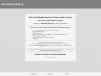 the-hardest-party.de Webseite Vorschau
