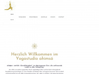 yogastudioahimsa-muenchen.de Webseite Vorschau