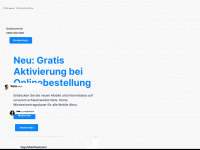 gigamobile.ch Webseite Vorschau