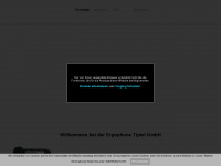 ergophone-tiptel.com Webseite Vorschau