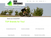 high-endurance.at Webseite Vorschau