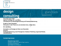 glanzstueckdesign.at Webseite Vorschau