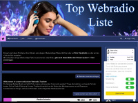 top-webradio-liste.de Webseite Vorschau