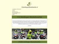 112meldingenwesterkwartier.nl Webseite Vorschau