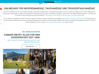 camaro-watersports.ch Webseite Vorschau