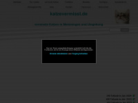 katzevermisst-memmingen.de Webseite Vorschau