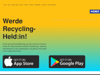 recyclemich.at Webseite Vorschau