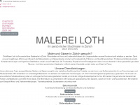 malerei-loth.ch Webseite Vorschau