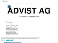 advist.ag Webseite Vorschau