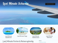 last-minute-schweiz.ch Webseite Vorschau