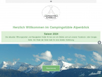 campingstueble-alpenblick.de Webseite Vorschau