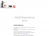 aikido-regensburg-nord.de Webseite Vorschau