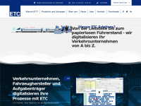etc-solutions.de Webseite Vorschau