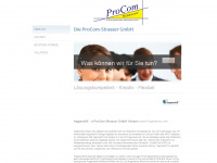 procom-strasser.at Webseite Vorschau