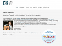 tjava-music.de Webseite Vorschau