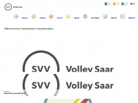 volley-saar.de Webseite Vorschau