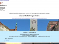 straubing-tours.de Webseite Vorschau