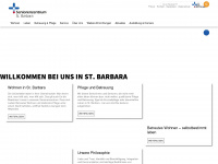 st-barbara-gruensfeld.de Webseite Vorschau
