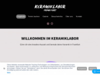 keramiklabor-frankfurt.de Webseite Vorschau