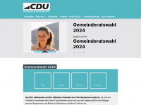 cdu-neuhausen-enzkreis.de Webseite Vorschau
