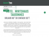 tauernhex.com Webseite Vorschau
