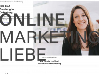 onlinemarketingliebe.com Webseite Vorschau